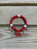 Sabi's D9 Sorority Year Beaded Bracelet