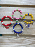 Sabi's D9 Sorority Year Beaded Bracelet