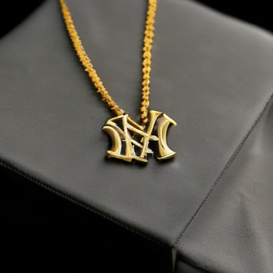 NY Yankees Necklace (24k Gold Filled)