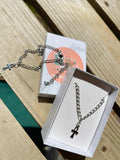 Ankh Anklet (Stainless Steel Silver)