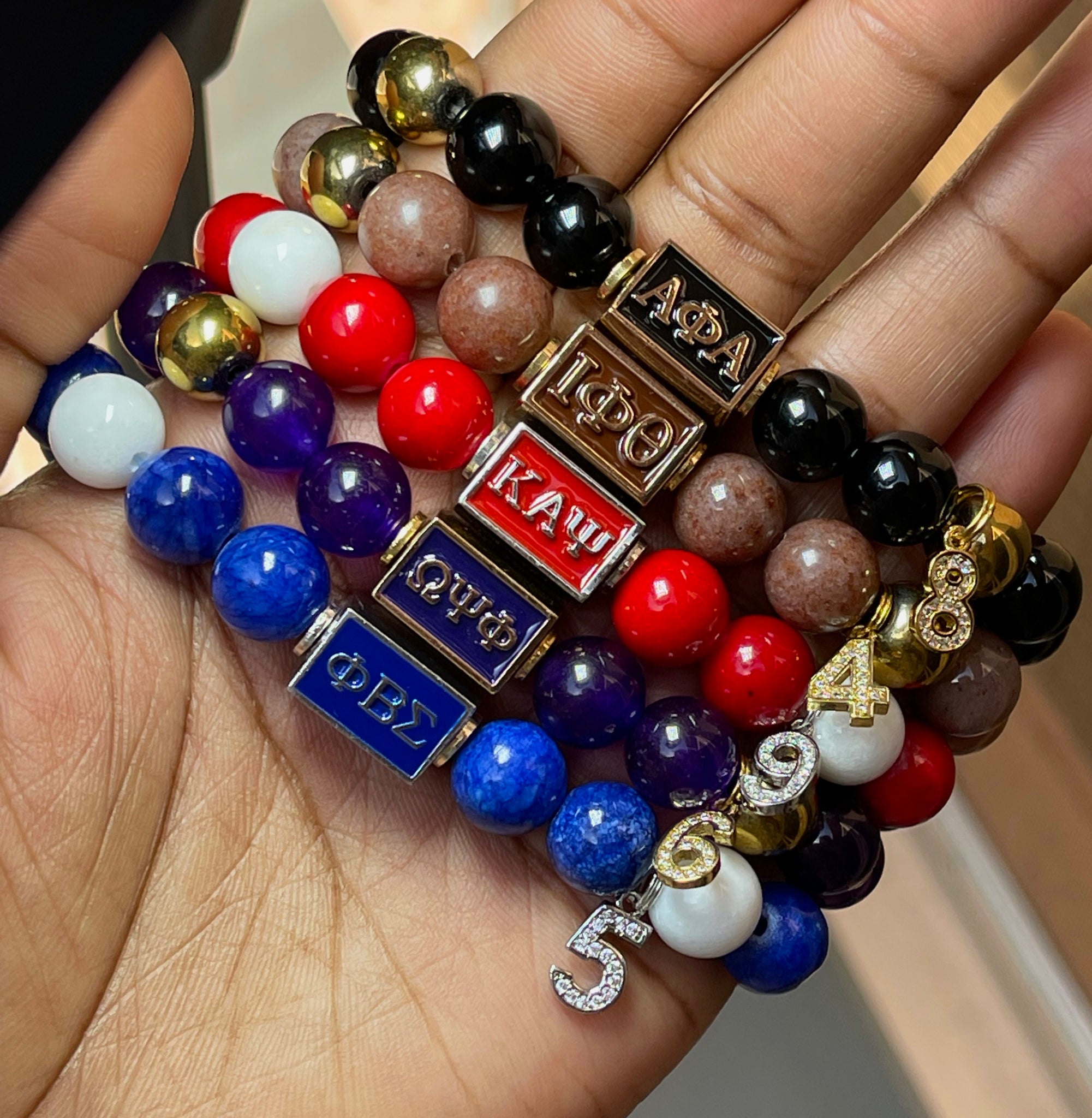 Sabi s D9 Fraternity Beaded Bracelet Beads and Beyond x Sabi