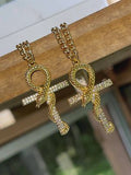 Snake Ankh Chain (24k Gold Filled)