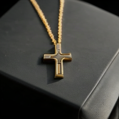 Cross Necklace (18k Gold/Silver Plated)