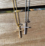 Cross Necklace (18k Gold/Silver Plated)