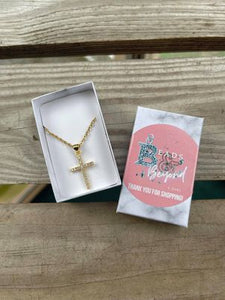 Cross Necklace (18k Gold/Silver Plated)