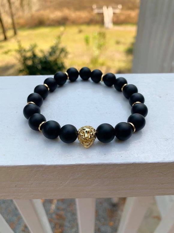 Lion's Den Beaded Bracelet