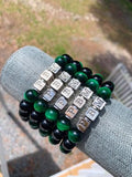 Progressive Black Men, Incorporated Beaded Bracelet