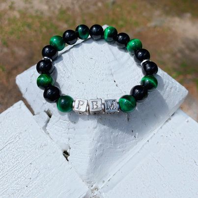 Progressive Black Men, Incorporated Beaded Bracelet